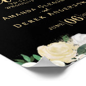 Romantische Rose Hochzeitstil Begrüßungsgeschenk 8 Poster (Ecke)