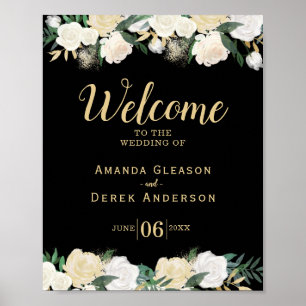 Romantische Rose Hochzeitstil Begrüßungsgeschenk 8 Poster