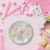 Romantische Rose in Jars Wedding Pappteller (Party)