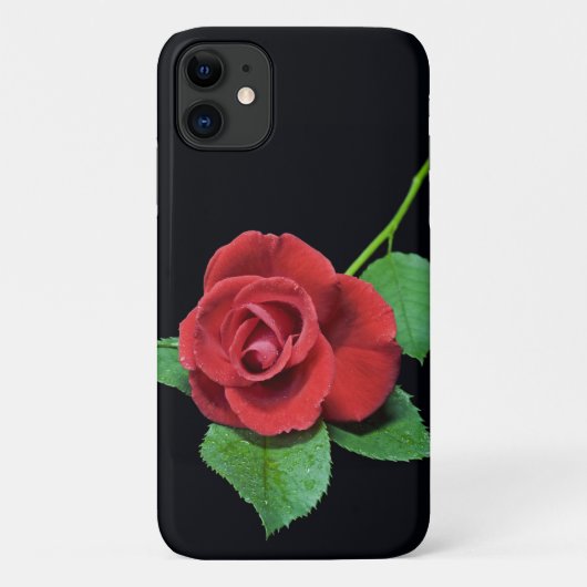 Romantische Rose iPhone 11 Fall Case-Mate iPhone Hülle (Rückseite)