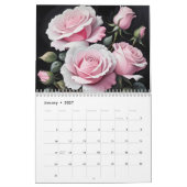 Romantische Rose Kalender (Jan 2027)