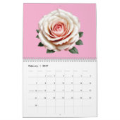 Romantische Rose Kalender (Feb 2027)