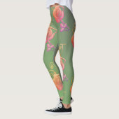 Romantische Rose Leggings (Links)