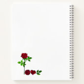 Romantische Rose LIEBE Notebook - Einzigartig hand Notizblock (Rückseite)