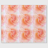 Romantische Rose mit Liebe Geschenkpapier (Flach)