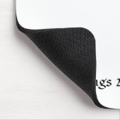 Romantische Rose Mousepad (Ecke)