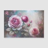 Romantische Rose Nebst Dekoupage Seidenpapier (Vorderseite)