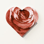 Romantische Rose Notizblock (Rückseite)