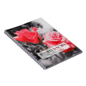Romantische Rose Notizblock (Rechte Seite)