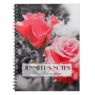 Romantische Rose Notizblock