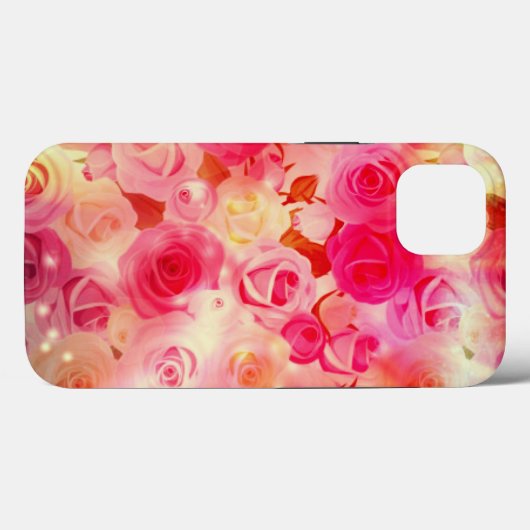 Romantische Rose OtterBox iPhone Case (Rückseite (Horizontal))