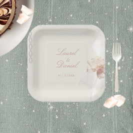 Romantische Rose Paper Teller