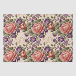 Romantische Rose Peach und Coral Seidenpapier
