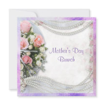 Romantische Rose & Perlen Muttertag Brunch