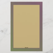 Romantische Rose Personal Stationery Briefpapier (Rückseite)