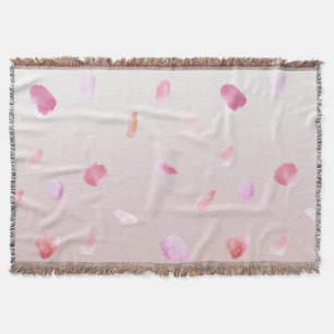 Romantische Rose Petals Decke