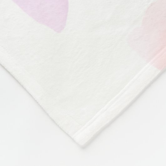 Romantische Rose Petals Fleecedecke (Ecke)