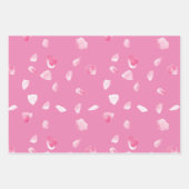 Romantische Rose Petals Geschenkpapier Set (Vorderseite 2)