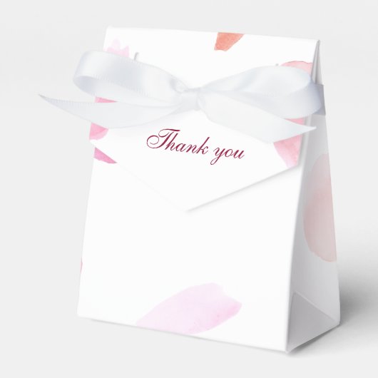 Romantische Rose Petals Geschenkschachtel (Vorderseite)