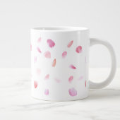 Romantische Rose Petals Jumbo-Tasse (Rechts)