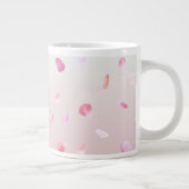 Romantische Rose Petals Jumbo-Tasse (Rechts)