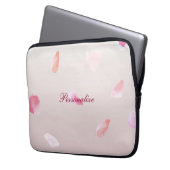 Romantische Rose Petals Laptopschutzhülle (Vorderseite Links)