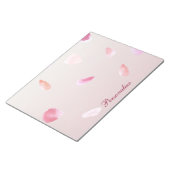 Romantische Rose Petals Notizblock (angewinkelt)