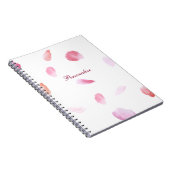 Romantische Rose Petals Notizblock (Rechte Seite)