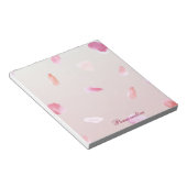 Romantische Rose Petals Notizblock (angewinkelt)