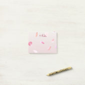 Romantische Rose Petals Post-it Klebezettel (Auf Schreibtisch)