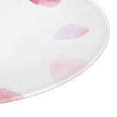 Romantische Rose Petals Schneidebrett (Ecke)