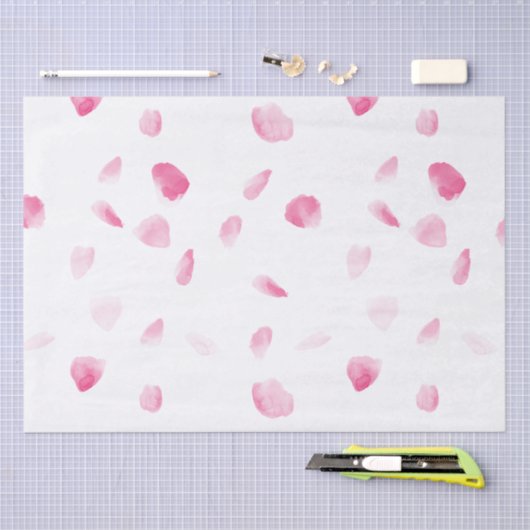Romantische Rose Petals Seidenpapier (Handwerk)