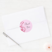 Romantische Rose Reben Danke Stickers (Umschlag)
