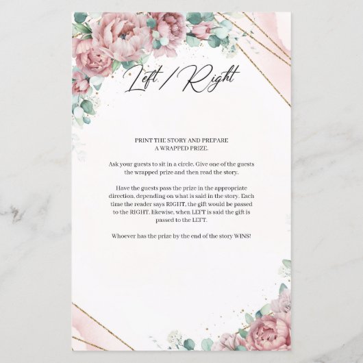 Romantische Rose Salbeigold Links (Rückseite)