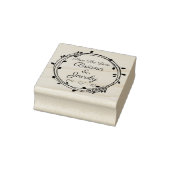 Romantische Rose Save the Date Gummistempel (Stempel)