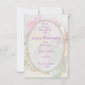 Romantische Rose Save the Date in Jars (Rückseite)