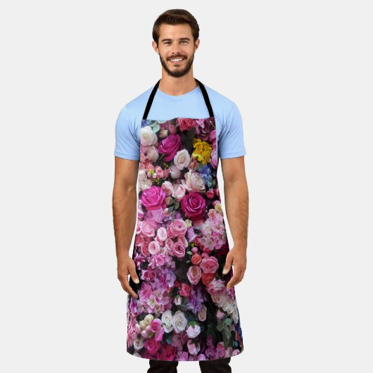 ROMANTISCHE ROSE SCHÜRZE (Getragen)