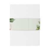 Romantische Rose Seife Bauchband Label Wrap Einladungsbanderole (Rückseitenbeispiel)