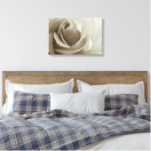 Romantische Rose Sepia Blume Leinwanddruck (Insitu (Schlafzimmer))