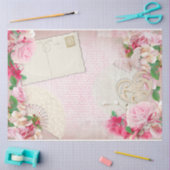 Romantische Rose Serie Design 12 Seidenpapier (Basteln)