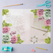 Romantische Rose Serie Design 13 Seidenpapier (Basteln)