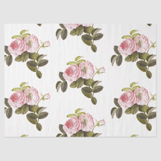 Romantische Rose Serie Design 15 Gewebepapier Seidenpapier (Vorderseite)