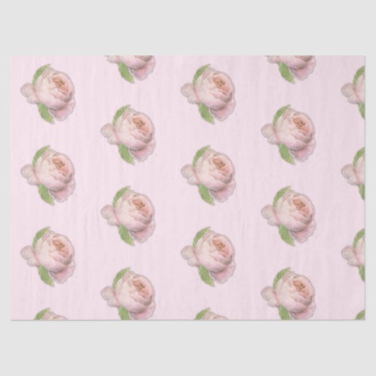 Romantische Rose Serie Design 18 Gewebepapier Seidenpapier (Vorderseite)