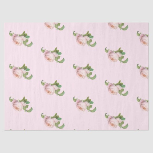 Romantische Rose Serie Design 19 Gewebepapier Seidenpapier (Vorderseite)