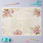 Romantische Rose Serie Design 7 Seidenpapier (Basteln)
