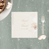 Romantische Rose Serviette