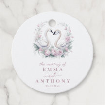 Romantische Rose Swan Couple Wedding