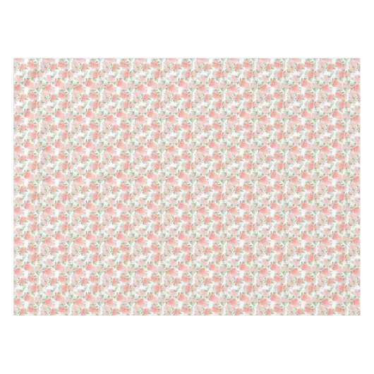 Romantische Rose Tischdecke (Vorderseite (Horizontal))