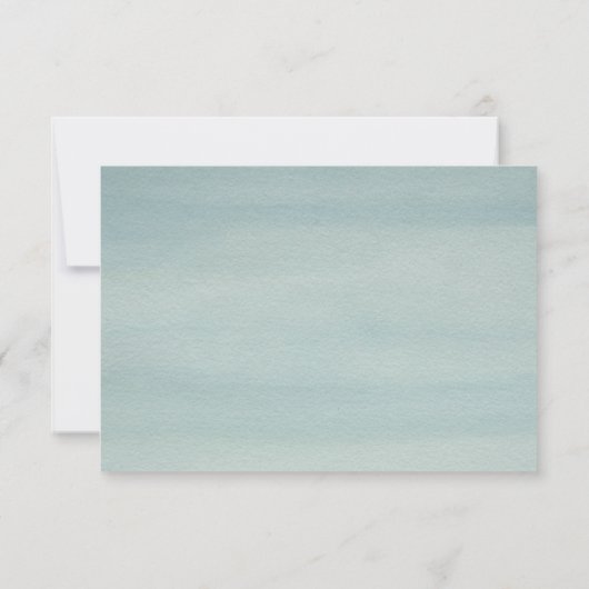 Romantische Rose und Swan Wedding RSVP (Rückseite)