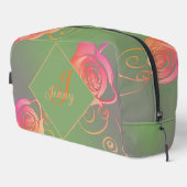 Romantische Rose Waschbeutel (Rechte Ecke)